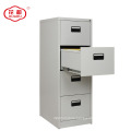 Professional custom steel 4 drawer vertical filing cabinet for A4